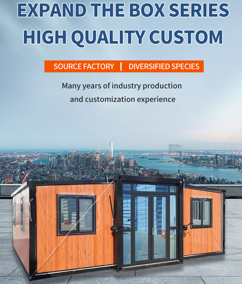 China Prefab 20ft 30ft 40ft Mobile Extensible Expandable Container Living House with Bathroom and Kitchen
