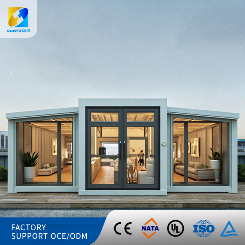 Expandable Steel Shipping Container House Modern Design Modular Prefab Home for Office Building and Hospital Use