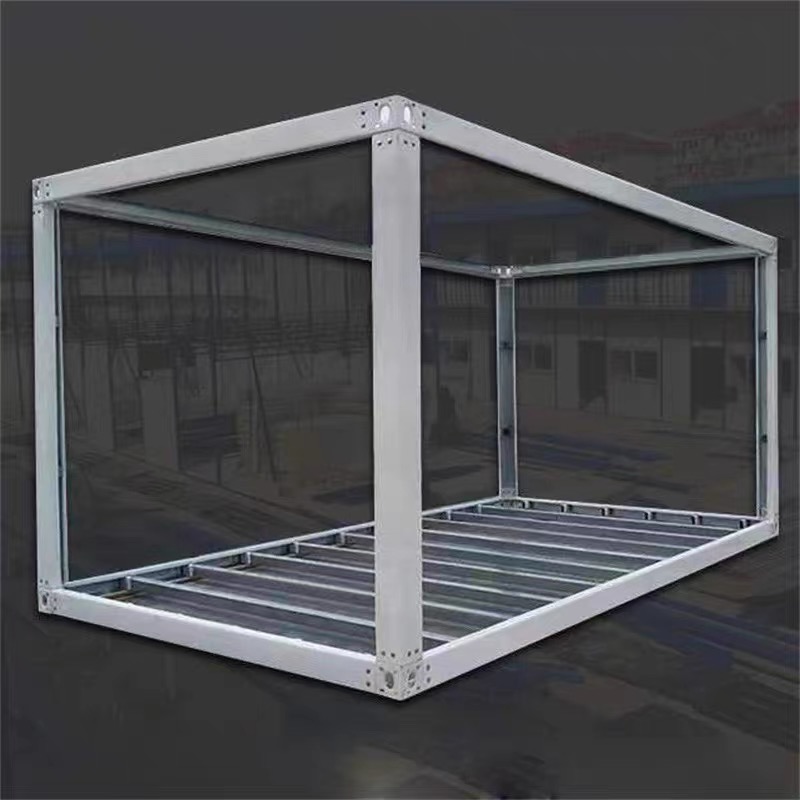 DYCE2 Low Price Flat Top Outdoor White Custom Design Boxable Expandable Wholesale House Frame Steel Structure