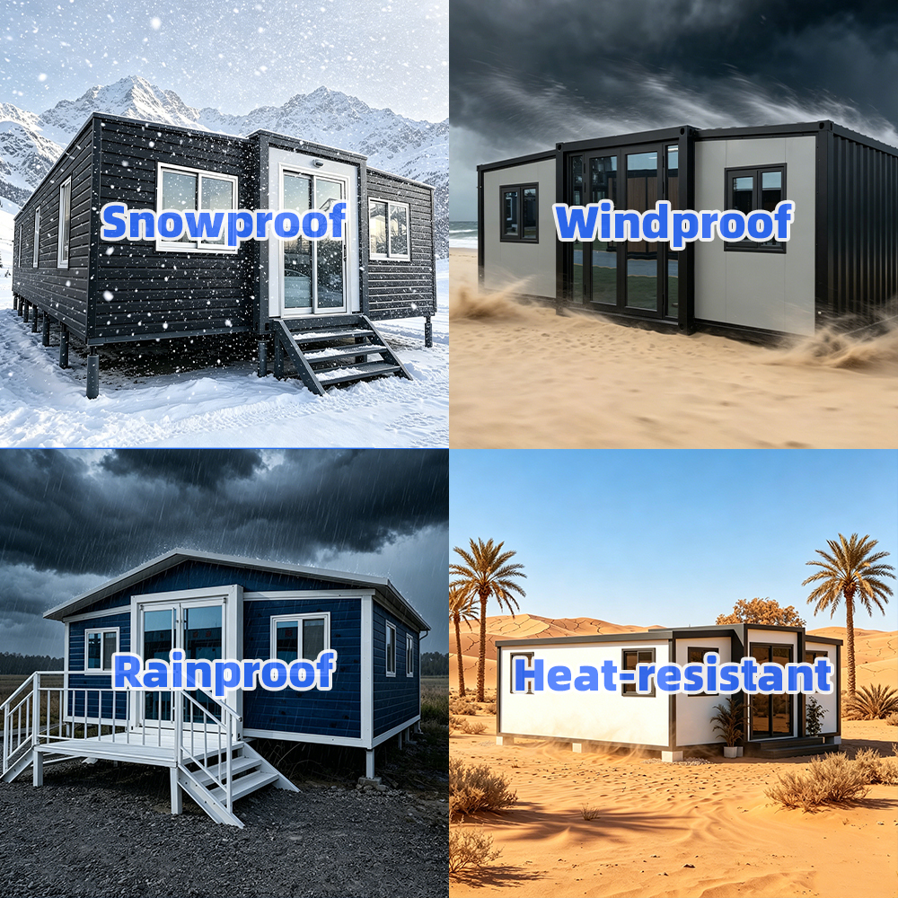 Z Type Folding Container House Casa Prefabricada Office Hotel Camp Modular Steel Sandwich Panel Thermal Insulation
