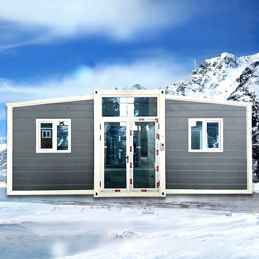 Dechitong Light Steel Structure Expandable Foldable Double-Wing Container Prefab House |Modern 3 Rooms 1 Living Room Clip