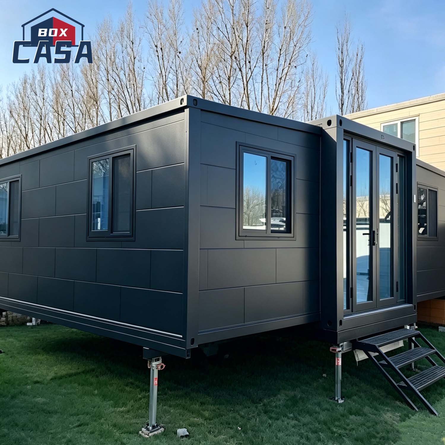 Luxury 40FT Expandable Container House Prefabricated Portable Prefab Cabin Modular Homes Foldable Tiny Container Home