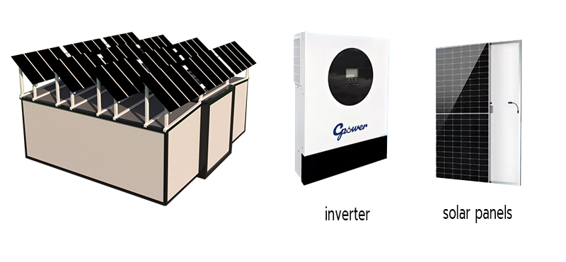 Supporting photovoltaic energy storage power supply system