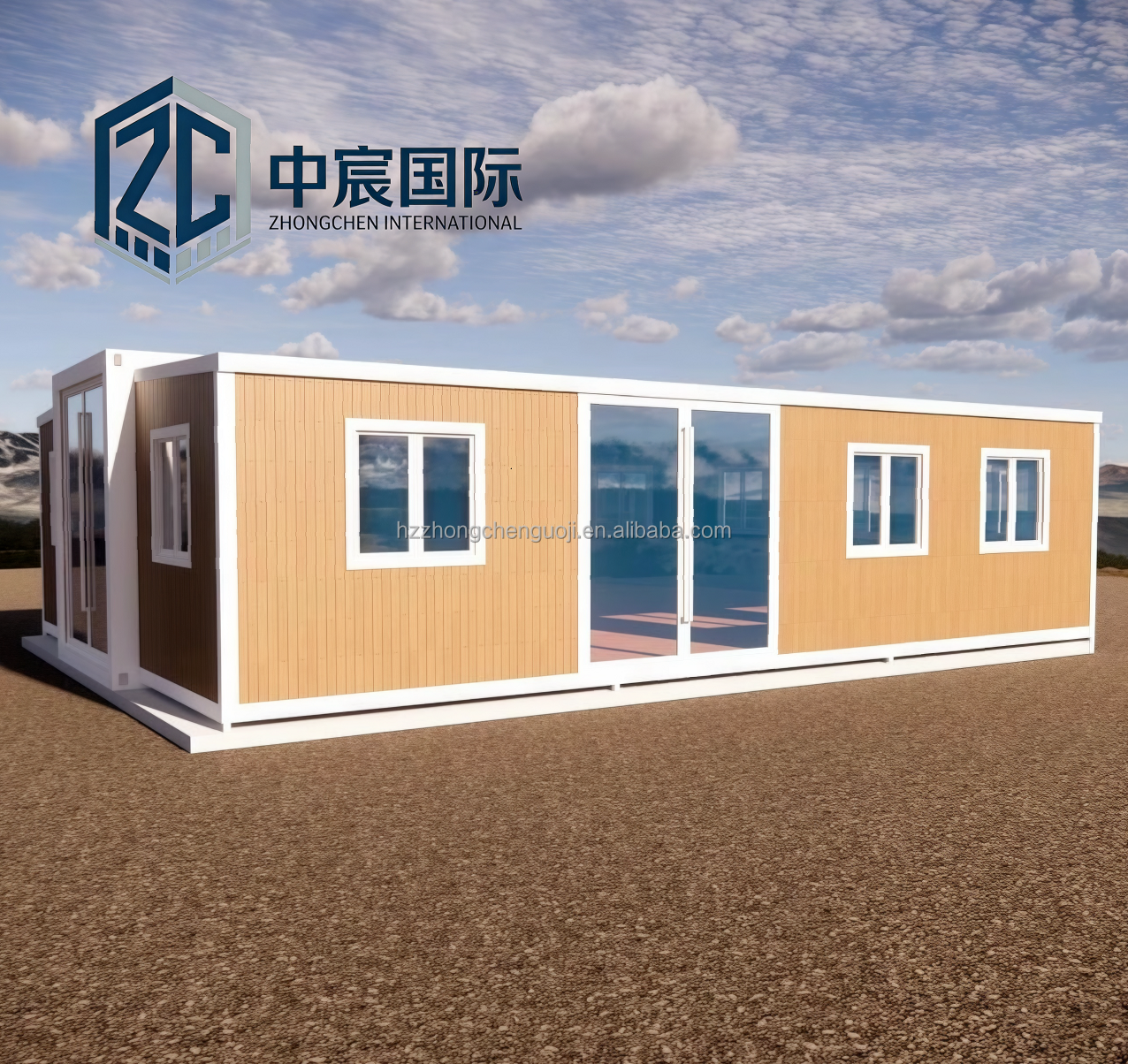Zhongchen Prefab Container Villa 20ft Expandable Mobile Home with Kitchen Apartment Modern Living Space All in One Ready