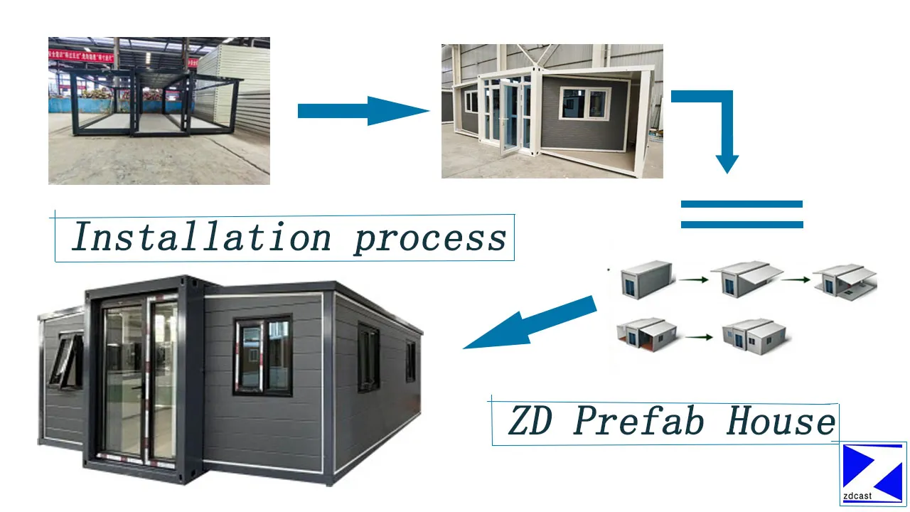 Multi-Room Expandable Container House for Family Vacation Rental