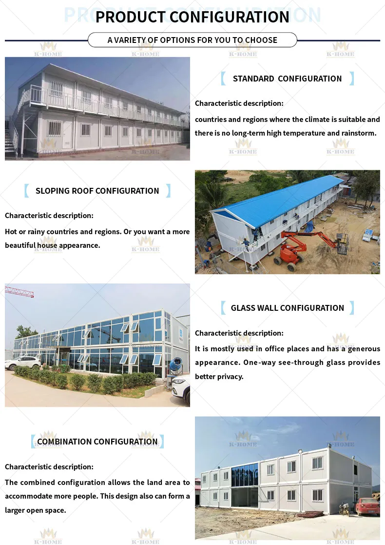 Modular Site Portable Prefab Living Container Labour Sleeping Accommodation