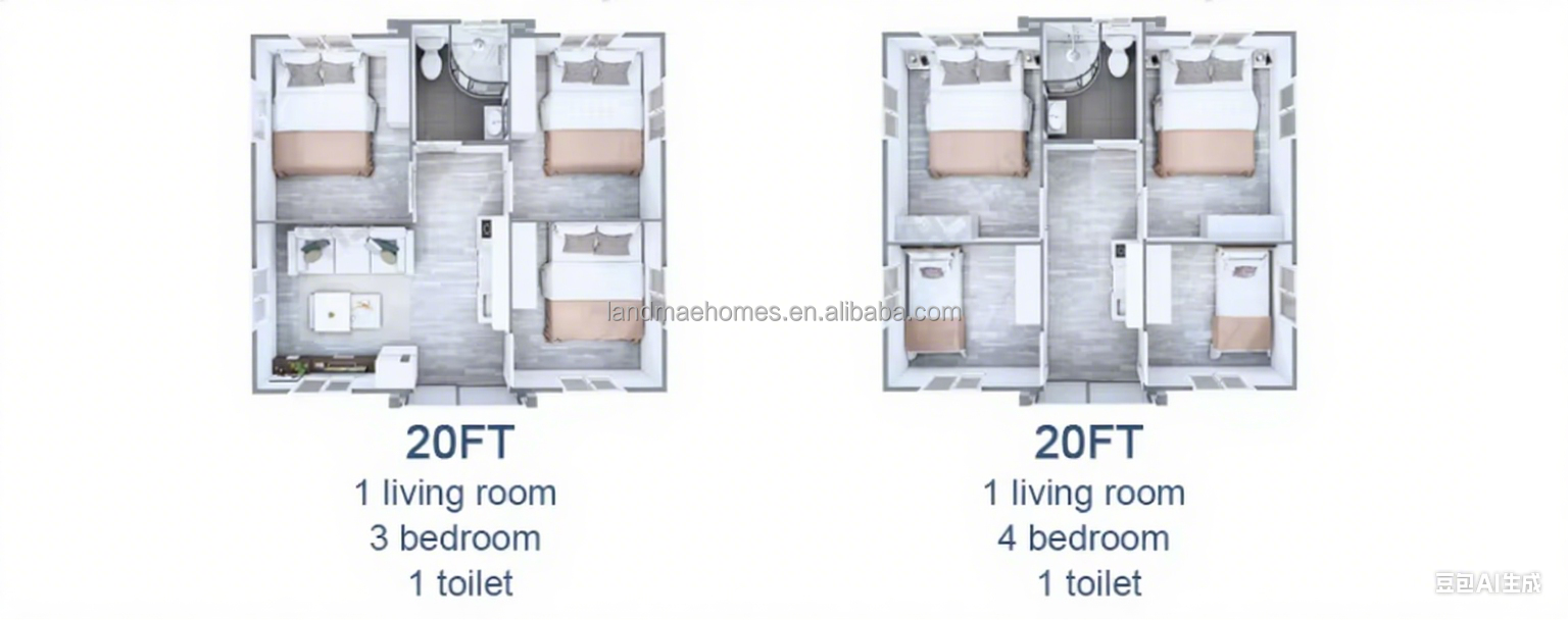 Container House Layout Diagram