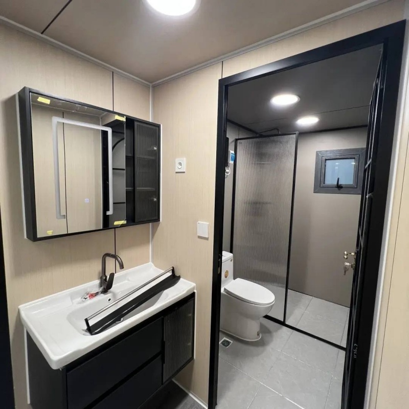 Luxury Expandable House 40 ft Portable Prefab House Modern Foldable Home Prefabricated Tiny Container Villa Steel Sandwich Panel