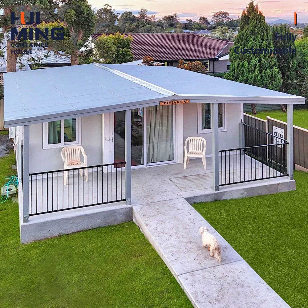 Panoramic View Vacation Expandable Container House Large Floor to Ceiling Windows for Rural Retreat Farm Stay Leisure Residential Area