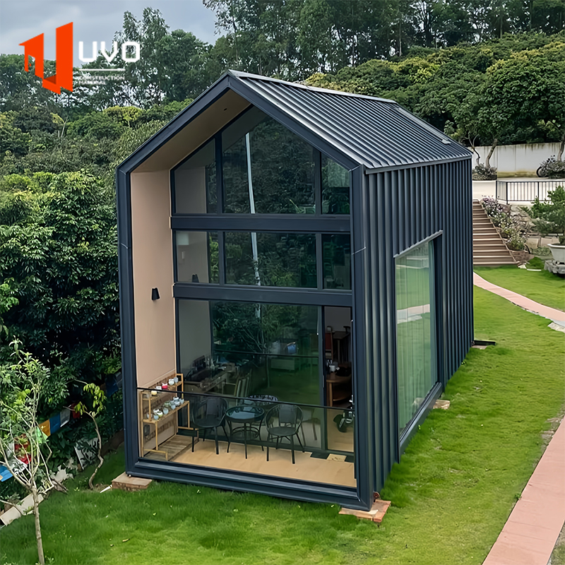 Prefabricated Steel Structure Modular Villa Light Gauge Steel Frame Expandable Container House for Resort Cabin Office
