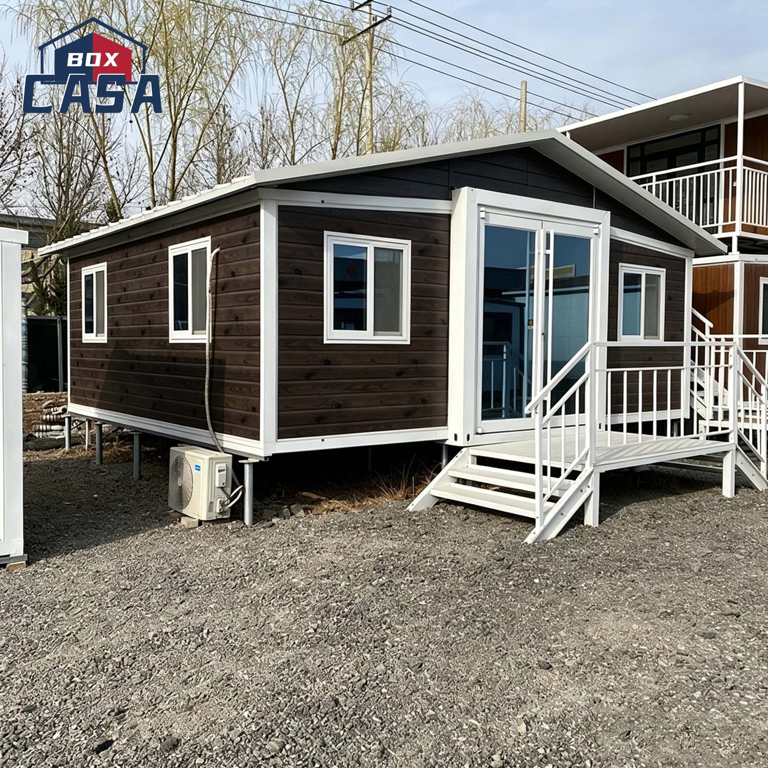 Portable Luxury Modular Expandable Container Homes 20ft 30ft 40ft 1-4 Bedrooms Tiny Houses Farmhouse Design Easy Villa