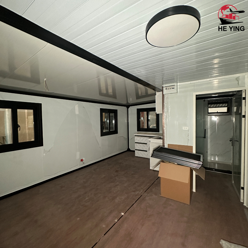 Customizable 2-Bedroom Expandable Container House Sandwich Panel Modern Design Waterproof Anti-Rust for Camping Villa Hotel Use