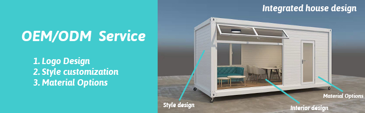 Multi-Functional Expandable Steel Sandwich Panel Container House 20ft 40ft for Office Classroom Cafe and Shop
