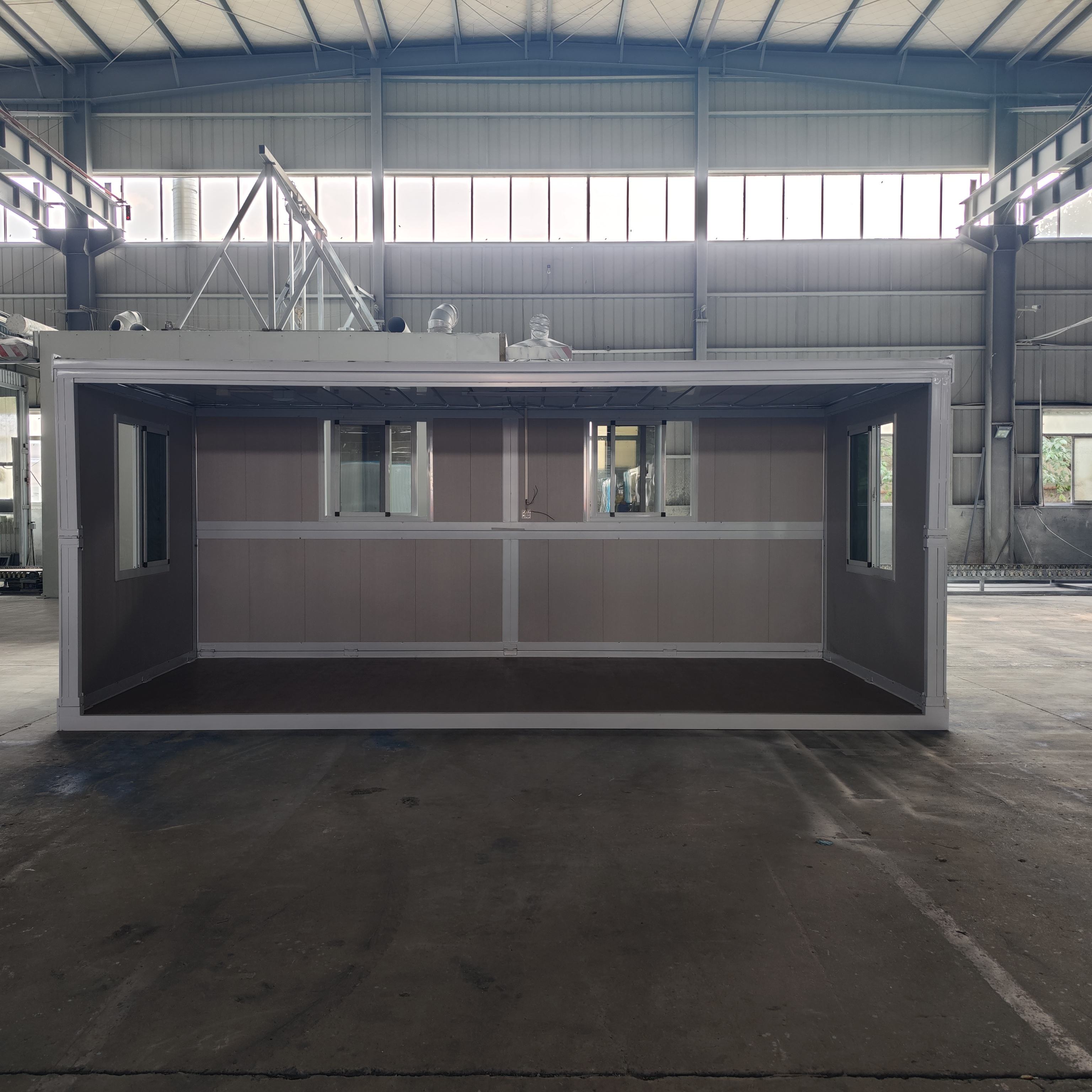 Prefab container home exterior