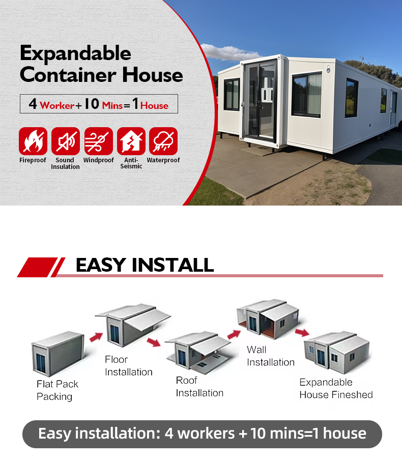 40FT Container House Design