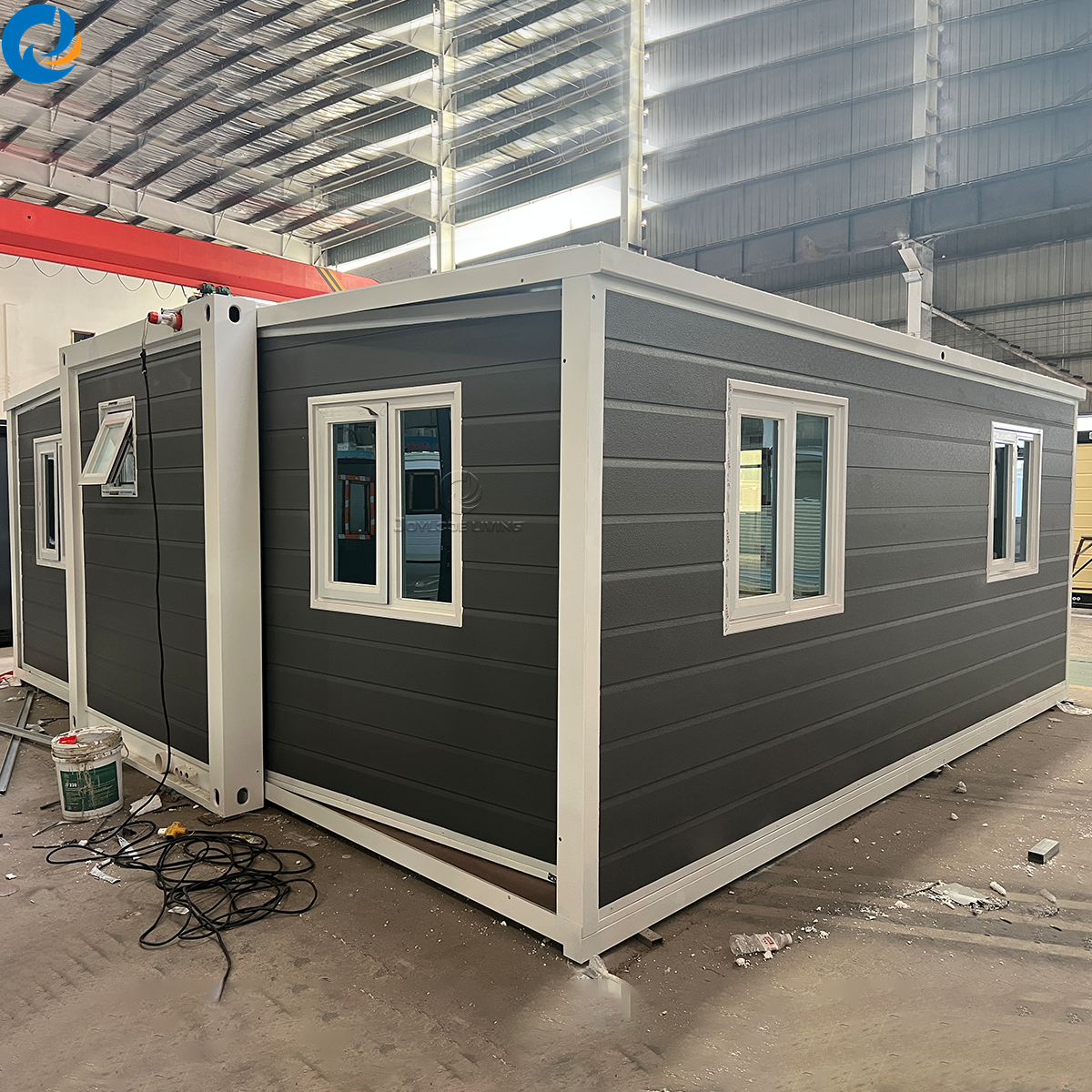 Factory Customized Office School Classroom Camp Resort Hotel Luxury 20ft Small Foldable Prefab Expandable Container House
