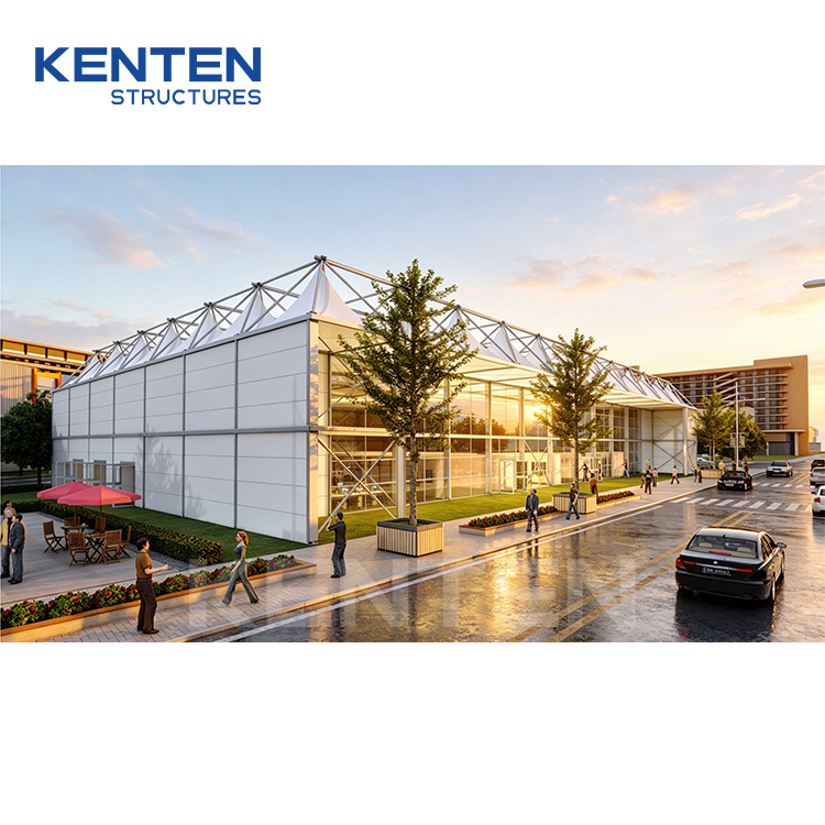 Portable Office Smart Tent Modular Commercial Landmark Pavilion Corporate Pavilion Innovation Center Campus Office Building
