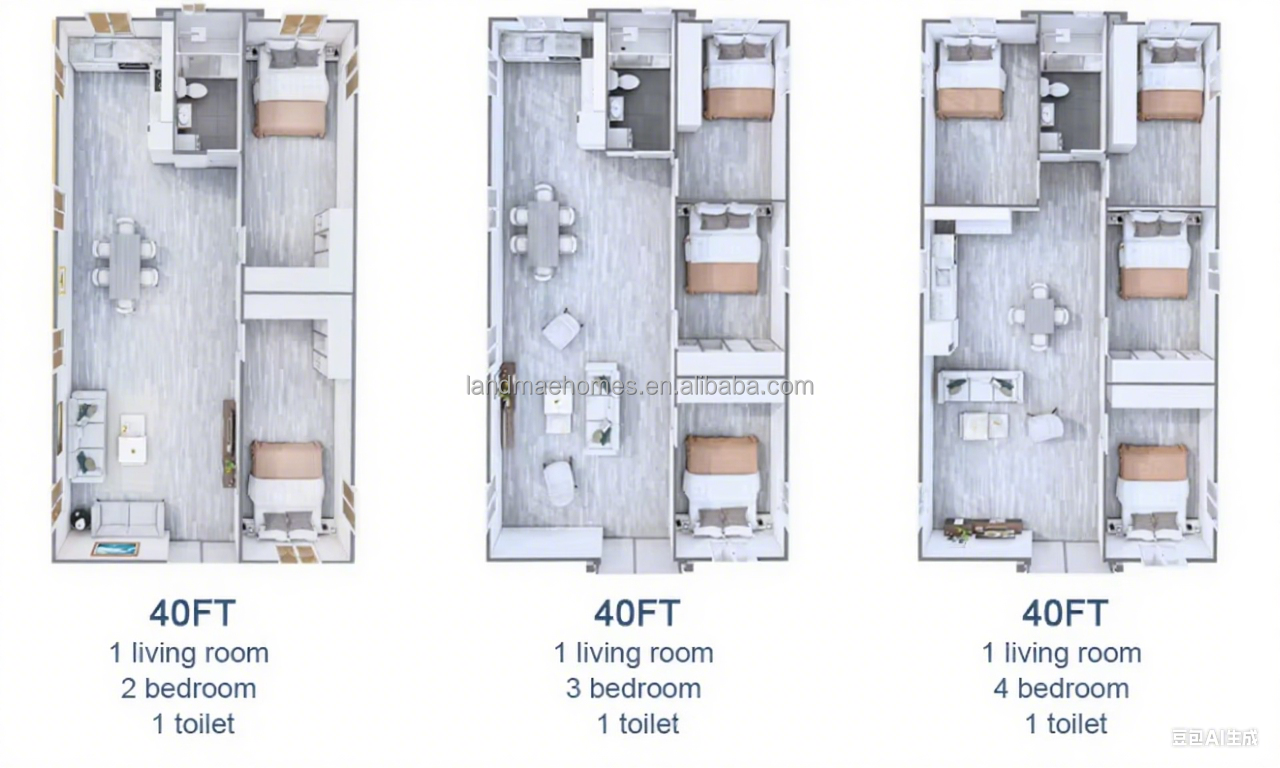 Container House Layout Diagram