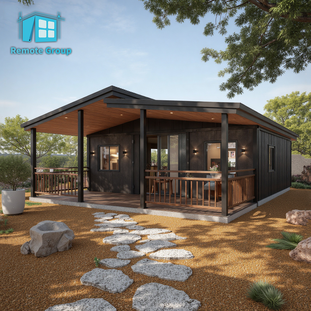 Pre-made Mobile Luxury Tiny Home Modular Expandable Flat Pack Folding Shipping Container Cabin Houses with 3 Sleeping Rooms