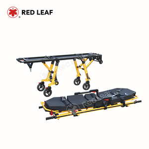 New Design Manual Aluminum Alloy Medical Emergency Transfer Trolley Stretcher For Ambulance High Load Patient Transfer