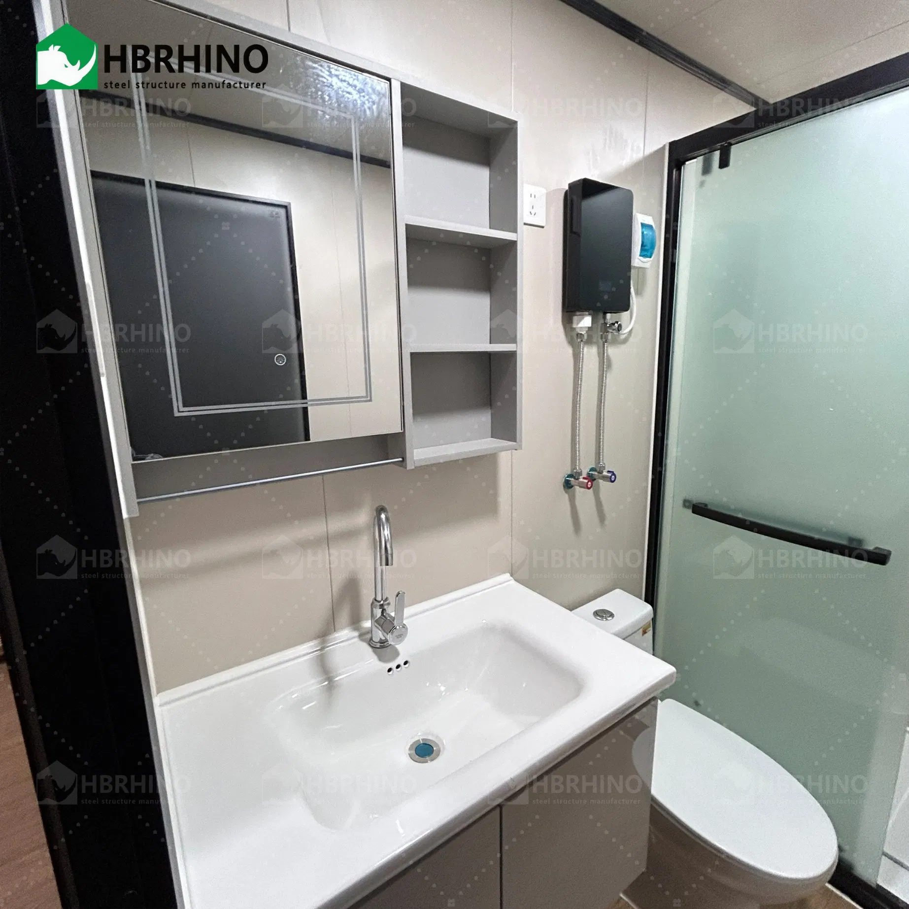Fabricated Luxury 20FT Steel Prefab House Expandable Telescopic Cabin Roll - out Container Luxury Living Prefab 20FT Accommodation