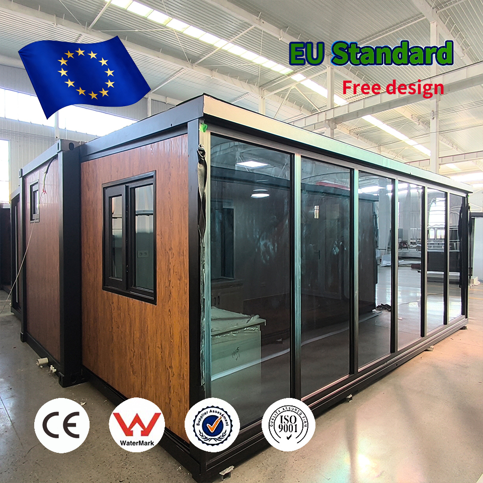 Chinese Factory 20ft Expandable Steel Container House with Bathroom Kitchen 1 Bedrooms Prefabricated Outdoor Use Wholesale Price
