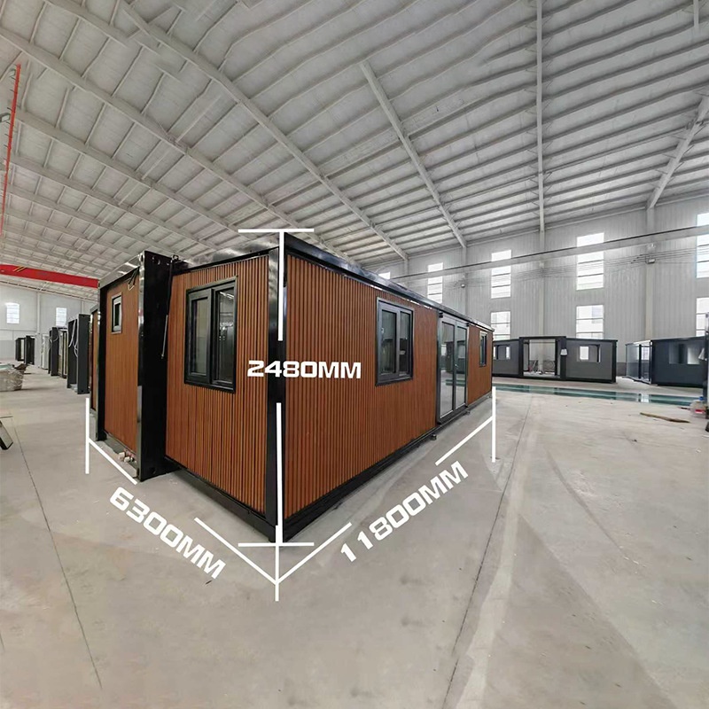 20 ft Double Wing Expansion Low-cost Container House Mobile Room Outdoor Temporary Folding Room Emergency Rescue Expandable