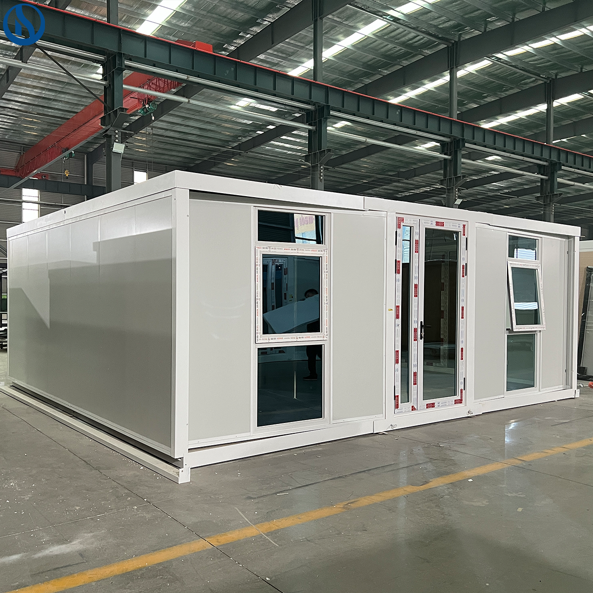 Prefab Container Office Unit Durable Steel Structure Container Office for Business