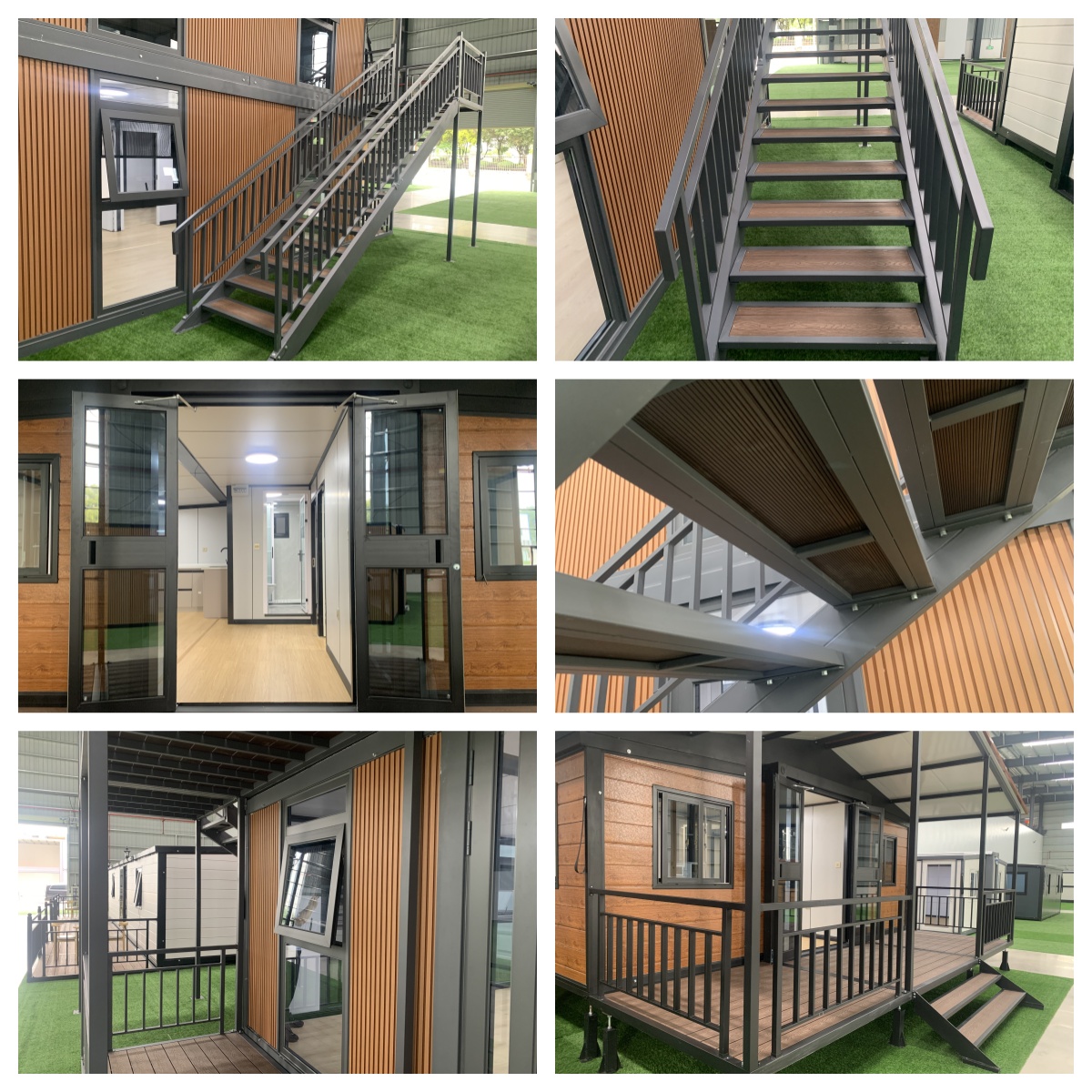 Luxury 40ft Double Wing Expandable House Modern Prefabricated Villa Bathroom Kitchen Office Building Bedroom Anti-corrosion 10