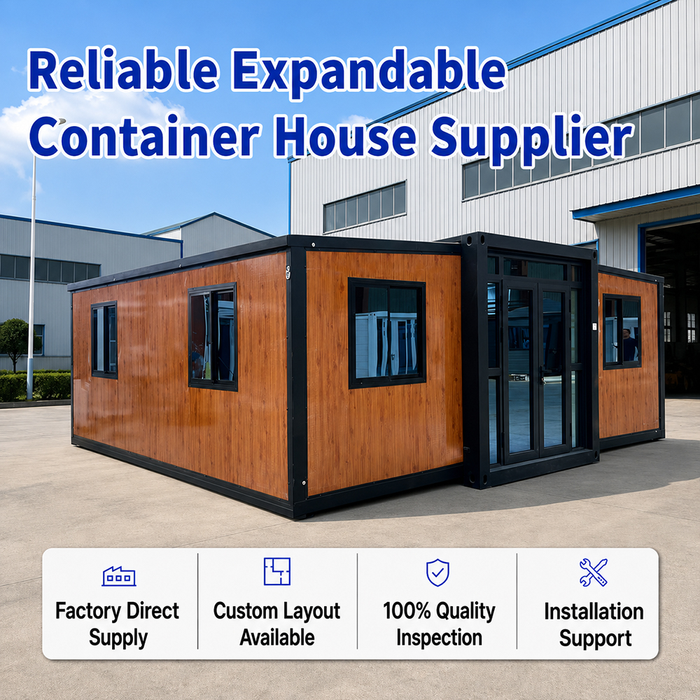 Quick Installation Waterproof 40/30/20Ft Mobile Modular Home 2 3 4 5 Bedroom Tiny House Prefabricated Expandable Container House