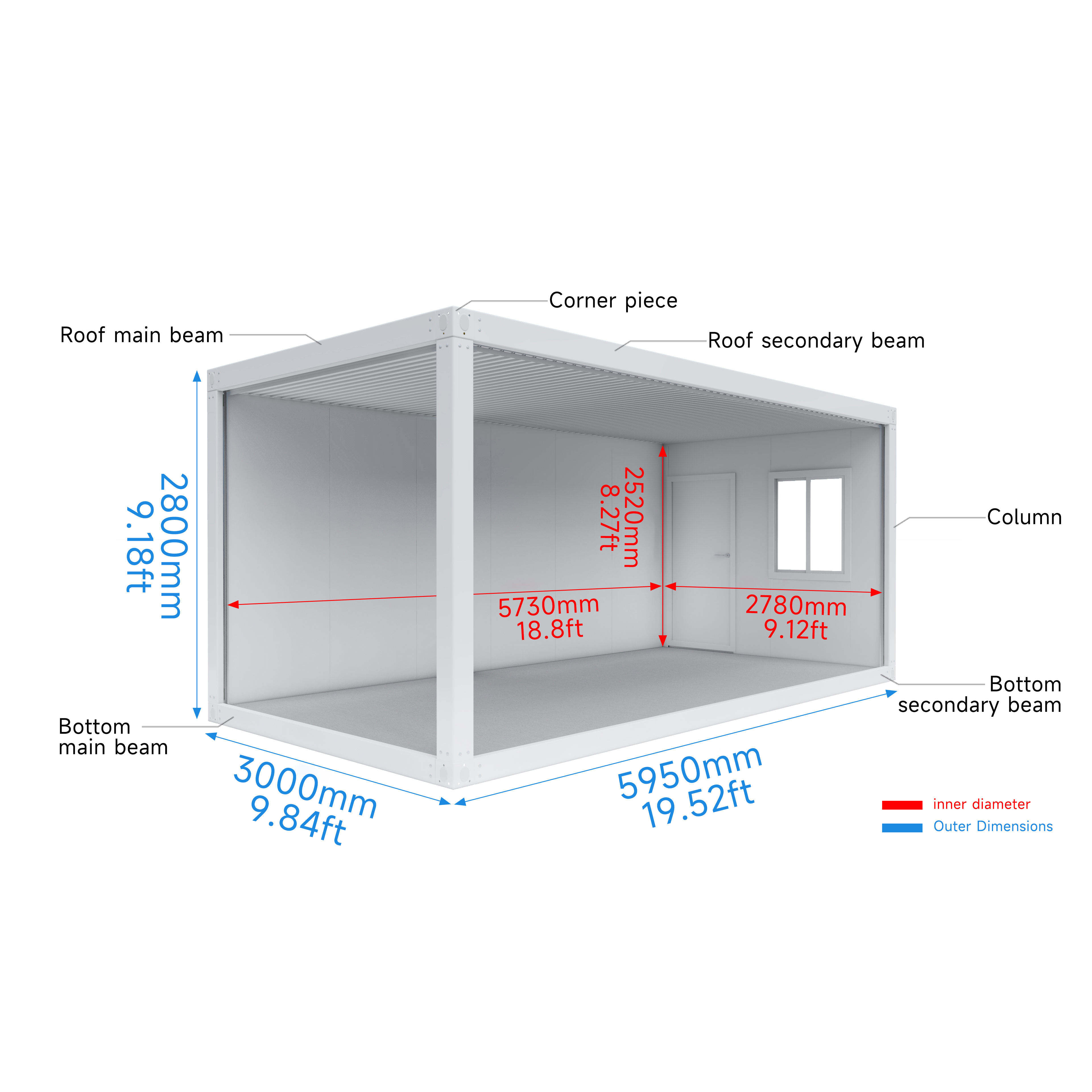 Expandable Container House Clinic Portable Medical Station