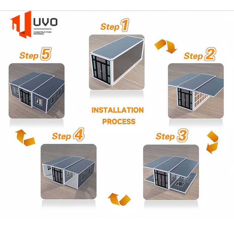 20ft Expandable Steel Container Hospital Prefabricated Modular Medical Clinic Portable Emergency Isolation Hurricane Proof