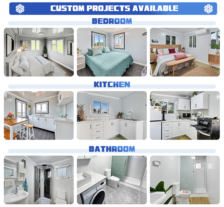 Expandable Container House Prefab Tiny Homes Casa Prefabricada Modular Homes China Foldable Prefab House Portable Tiny Houses