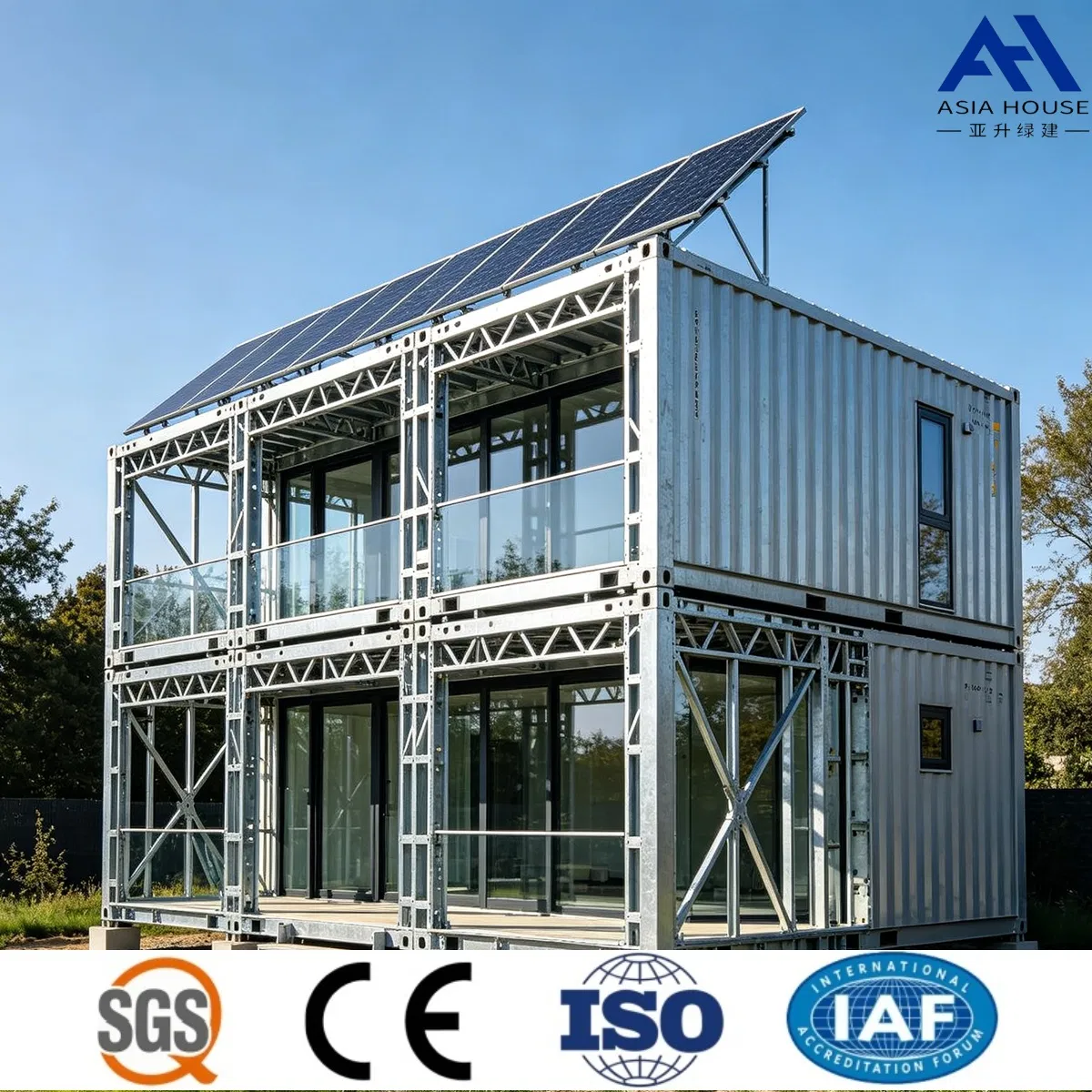 Low Cost Prefab Villa House Expandable Prefabricated Container House Bathroom Luxury Movable House RV Motorhome