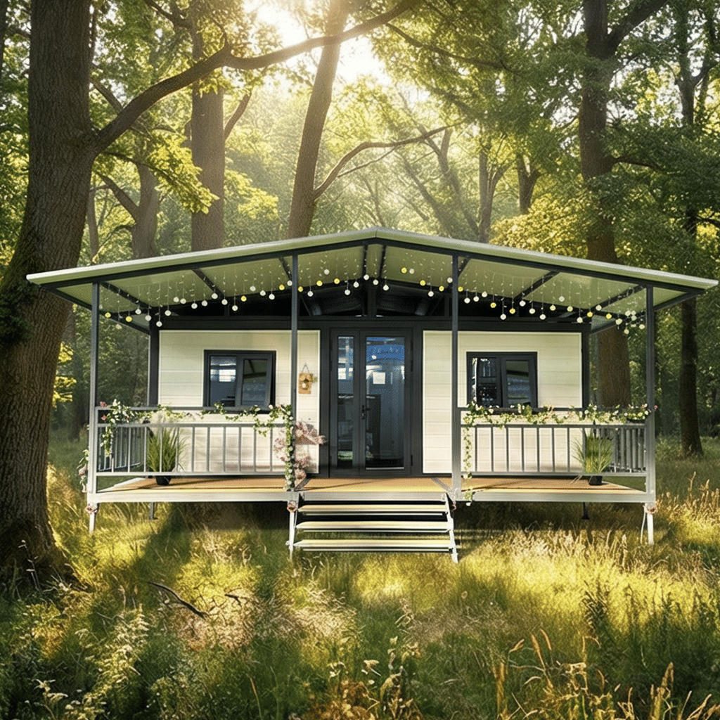 Expandable Dual-Wing Community Classroom for Temporary Education and Training Centers.