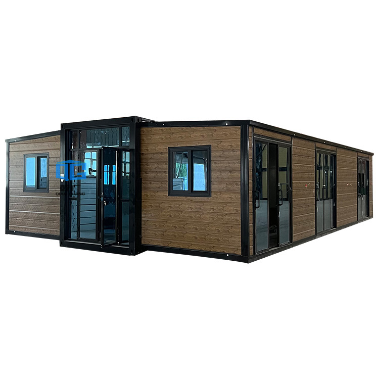 Luxury Expandable Prefab House 40ft - Portable Foldable Container Homes, Modern 2 Bedroom Prefabricated Modular Cabins