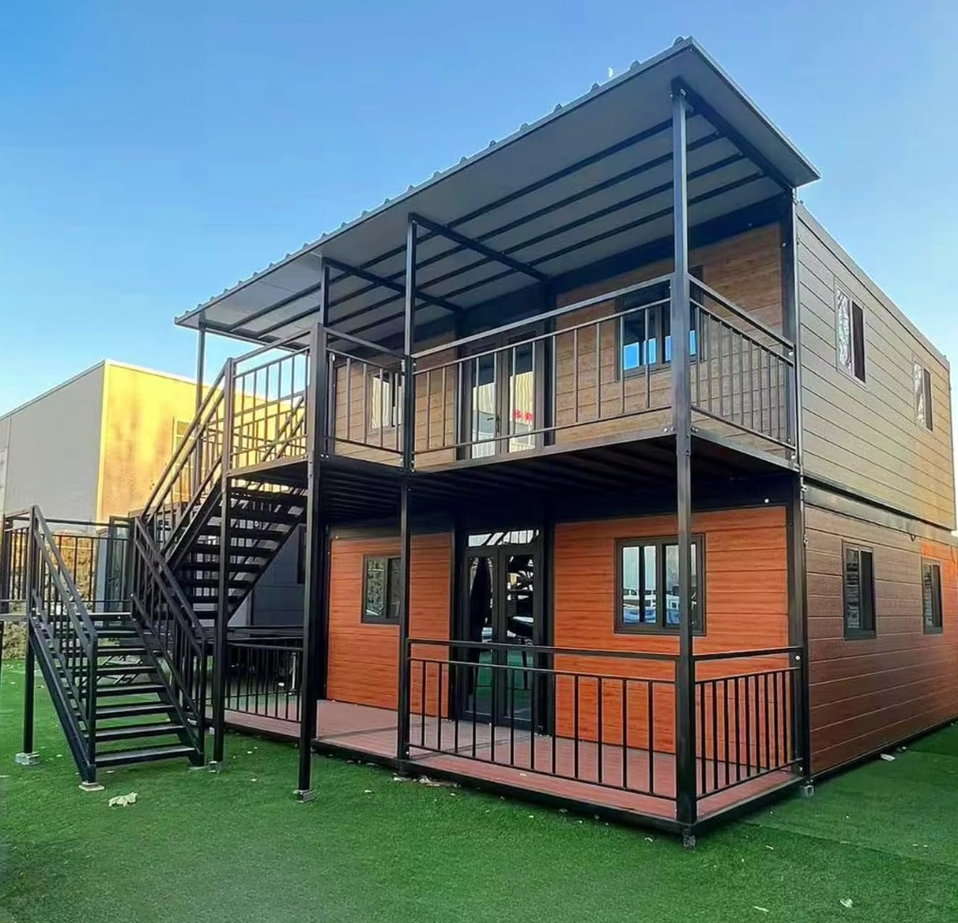 Luxury 2 Floors Casa Prefabricated Modular Tiny Homes Modern Folding Prefab Expandable Container House 20ft 40ft 2 3 4 Bedroom