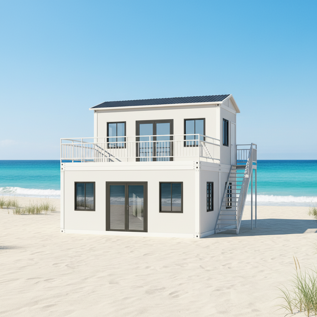 Ready Made 20Ft 40Ft Container Expandable Prefabricated House 2-5 Bedroom Light Steel Luxury Villa Mobile Office Living Room Gym