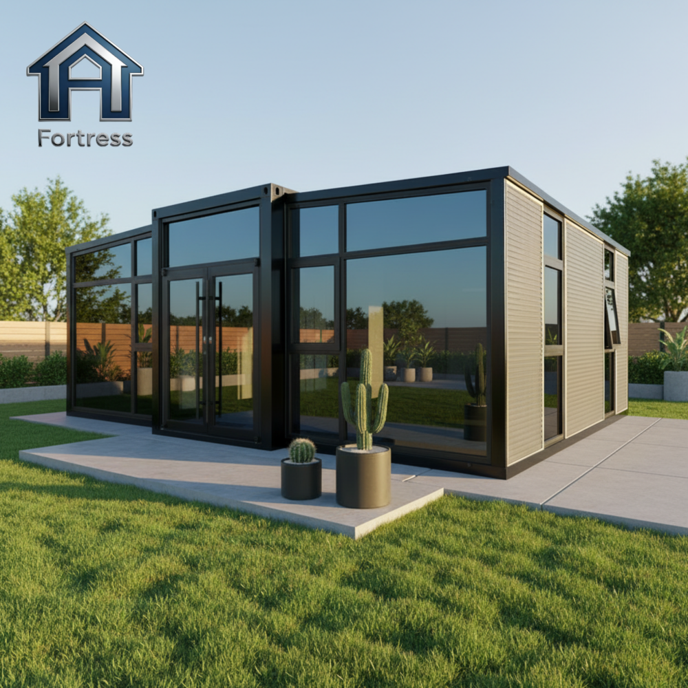 20Ft School Temporary Expandable Container House 2 Bedroom Foldable Waterproof Frame for Classroom and Dormitory Backup