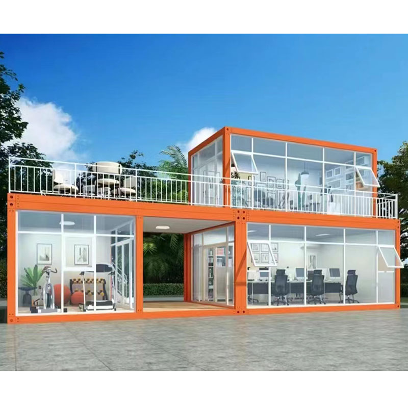 JHCE3 Portable Contemporary Flat Pack Folding Direct Sales Movable Two Stories Expandable High Quality Office Container House