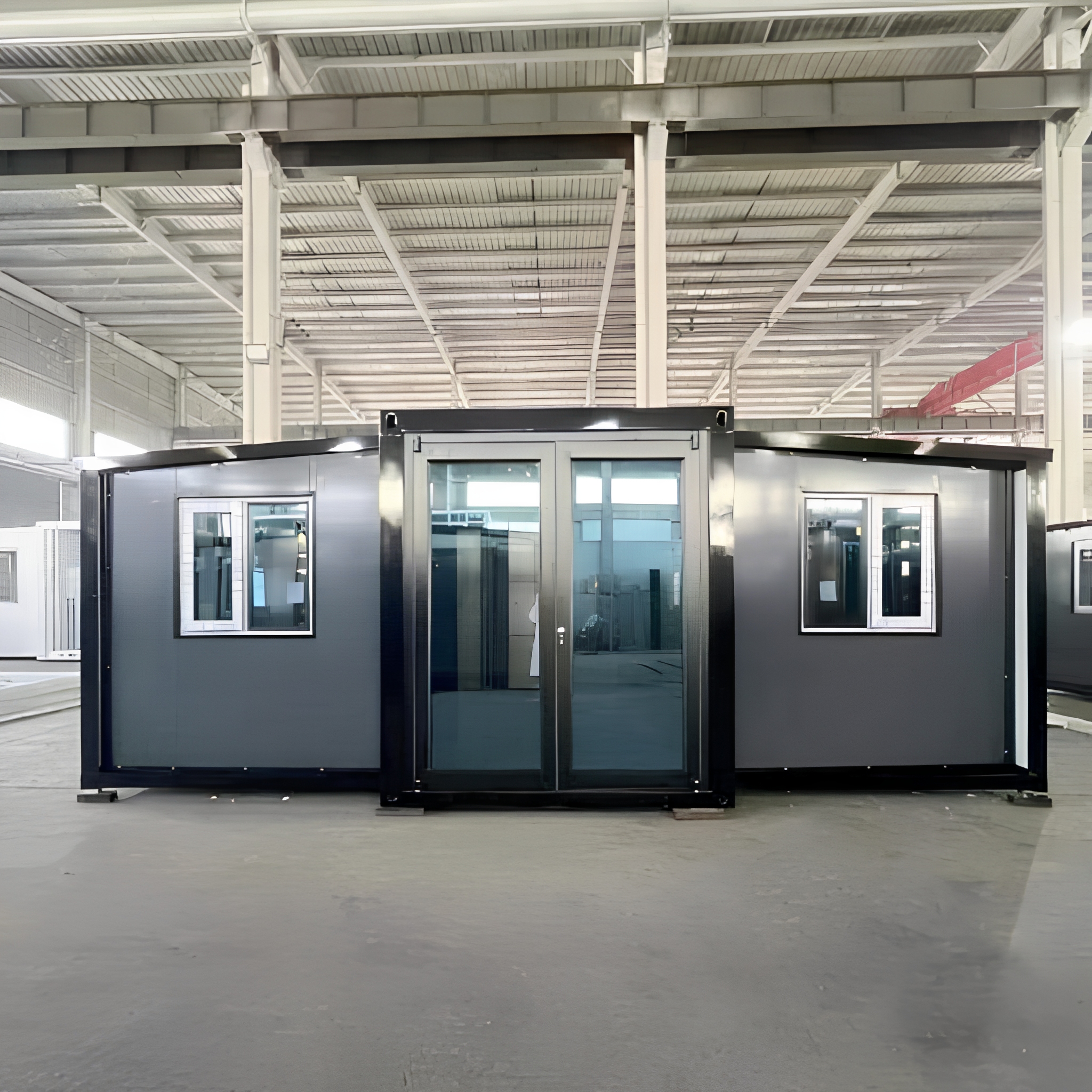 Luxury Expandable House 40 ft Portable Prefab House Modern Foldable Home Prefabricated Tiny Container Villa Steel Sandwich Panel
