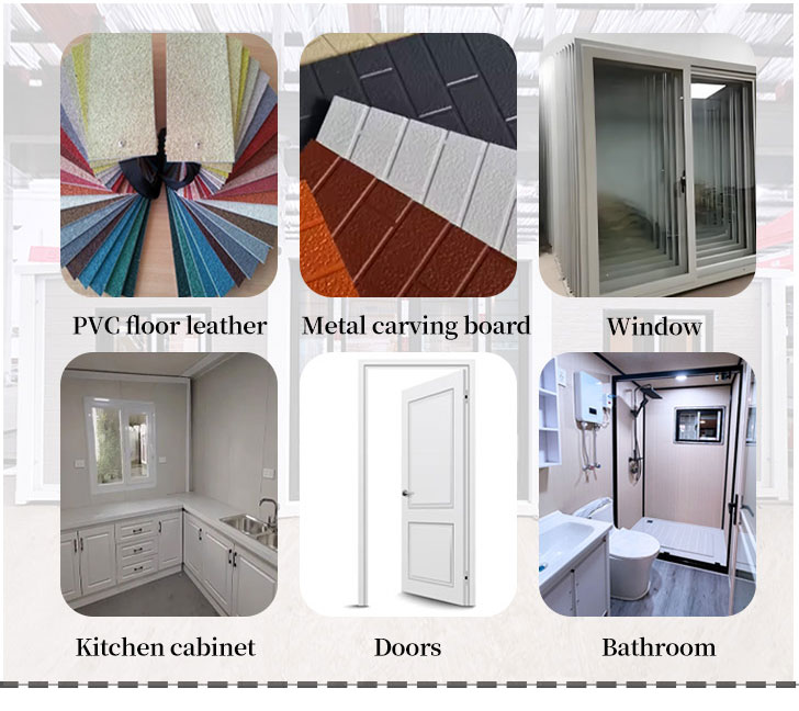 Luxury 40FT Expandable Container House Prefabricated Portable Prefab Cabin Modular Homes Foldable Tiny Container Home