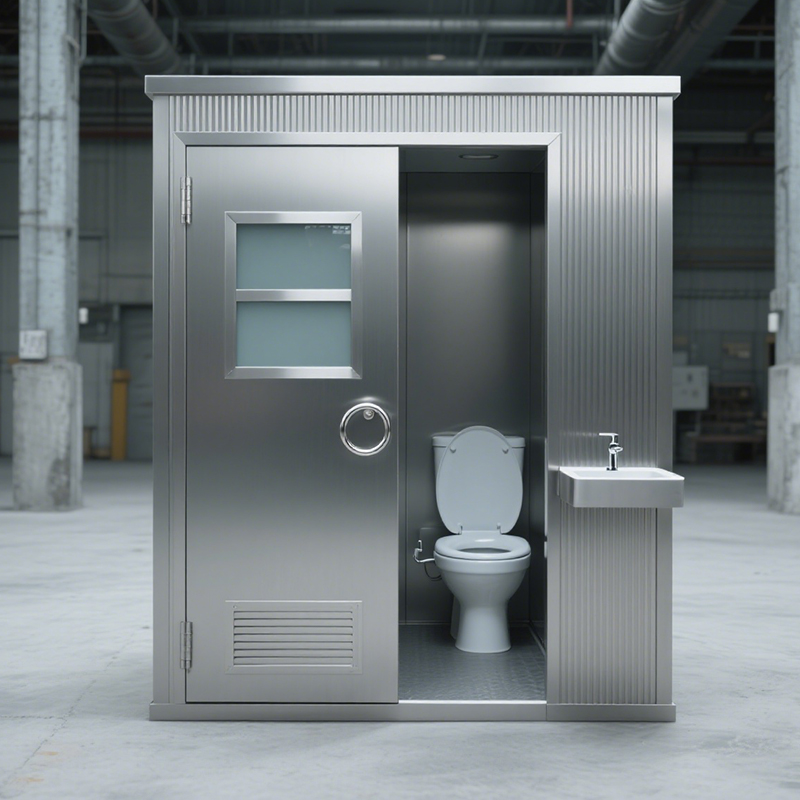 Customizable Modern High-Strength Steel Eco-Friendly Public Portable Toilet Cabins For Hotels Office Buildings Outdoor Use