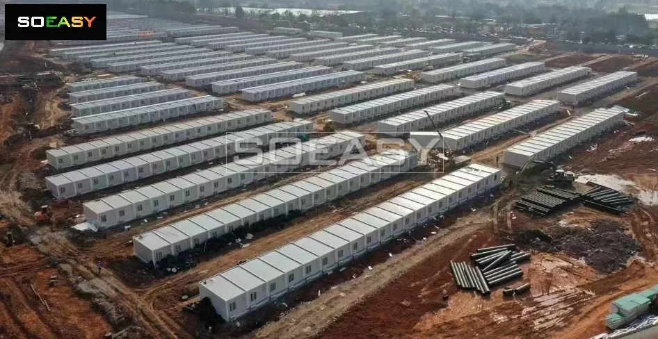 Temporary Construction Site Modular Man Camp Housing Oil Field Labour Camp Accommodation