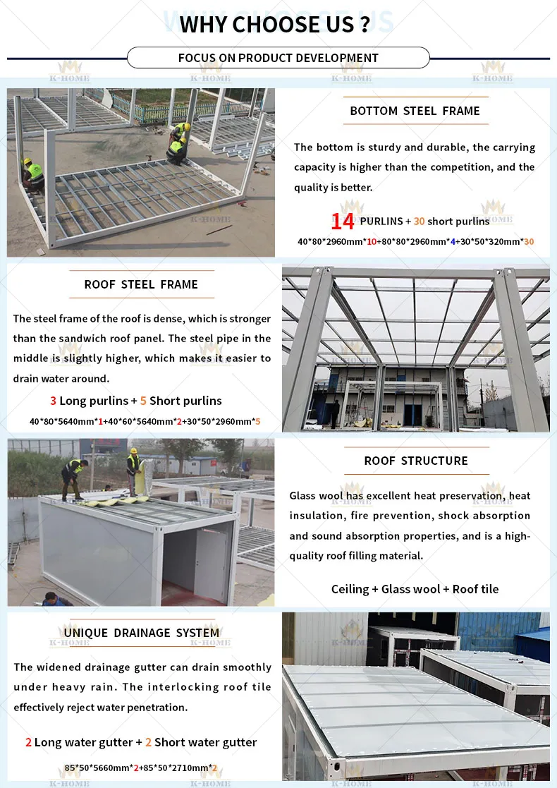 Modular Site Portable Prefab Living Container Labour Sleeping Accommodation