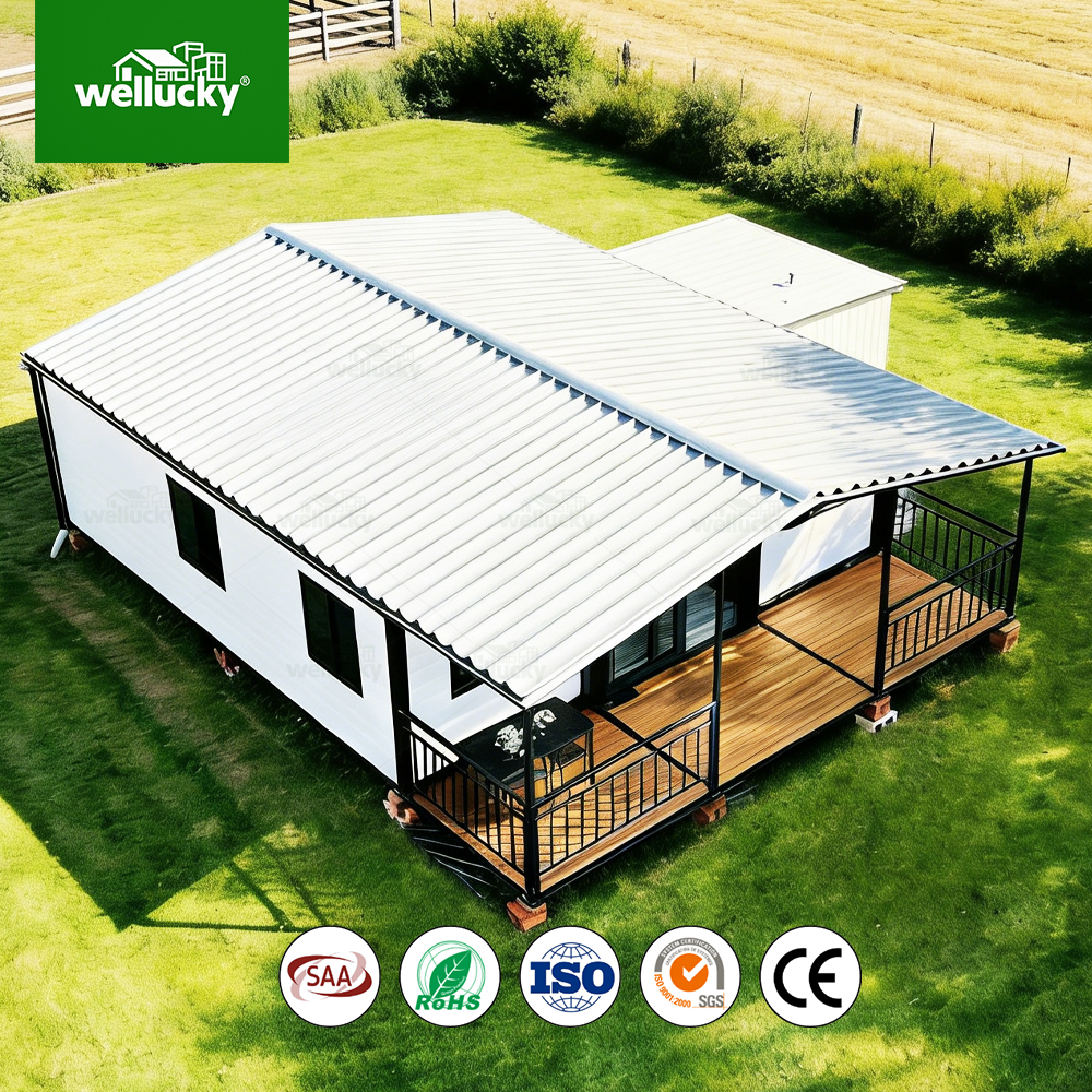 Prefabricated Mobile Housing Unit For Camps Workspace Temporary Accommodation Fold Out Container Home Expandable Container House