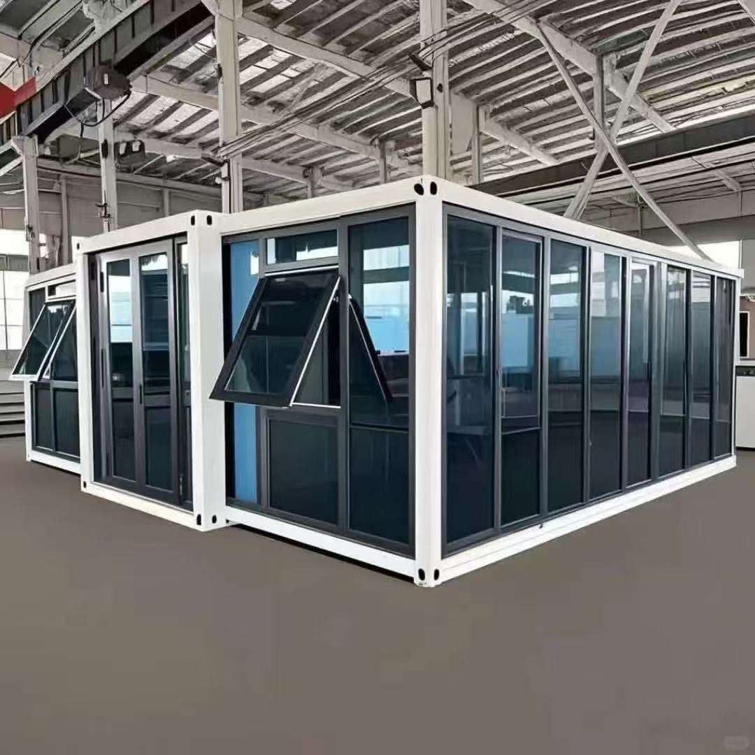 Space Saving 20ft Flat Pack Prefabricated Building for School Classroom and Public Service Center Expandable Container House