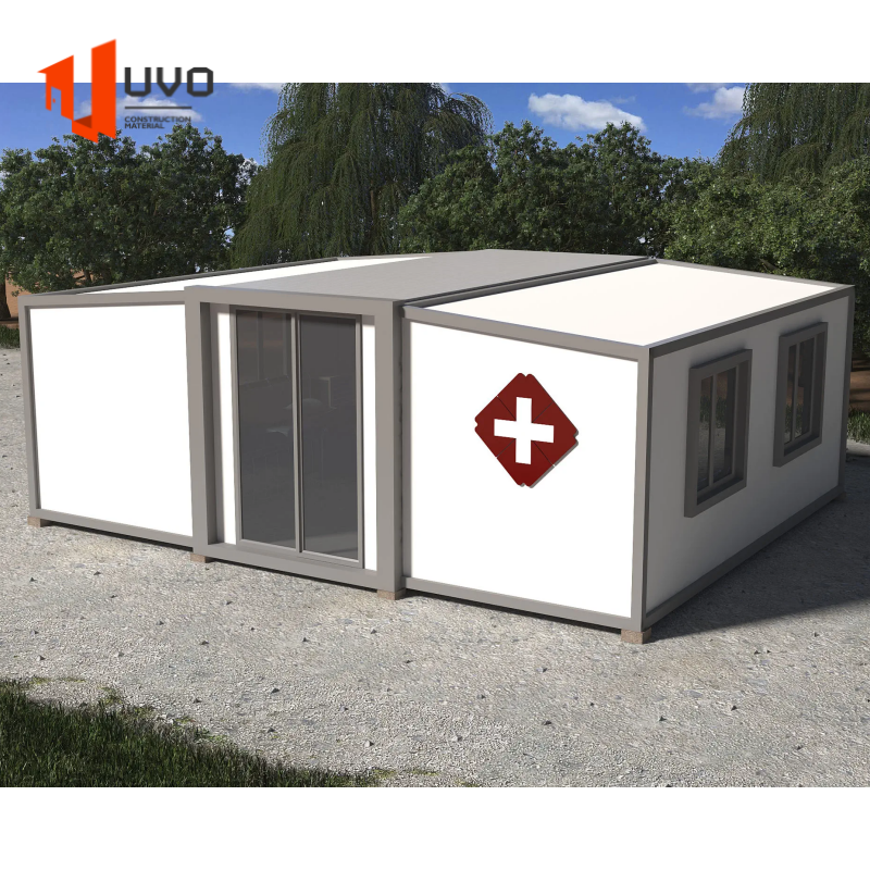 20ft 40ft Expandable Prefab Steel Container Hospital Mobile Medical Clinic Modular Emergency Field Unit for Remote Healthcare