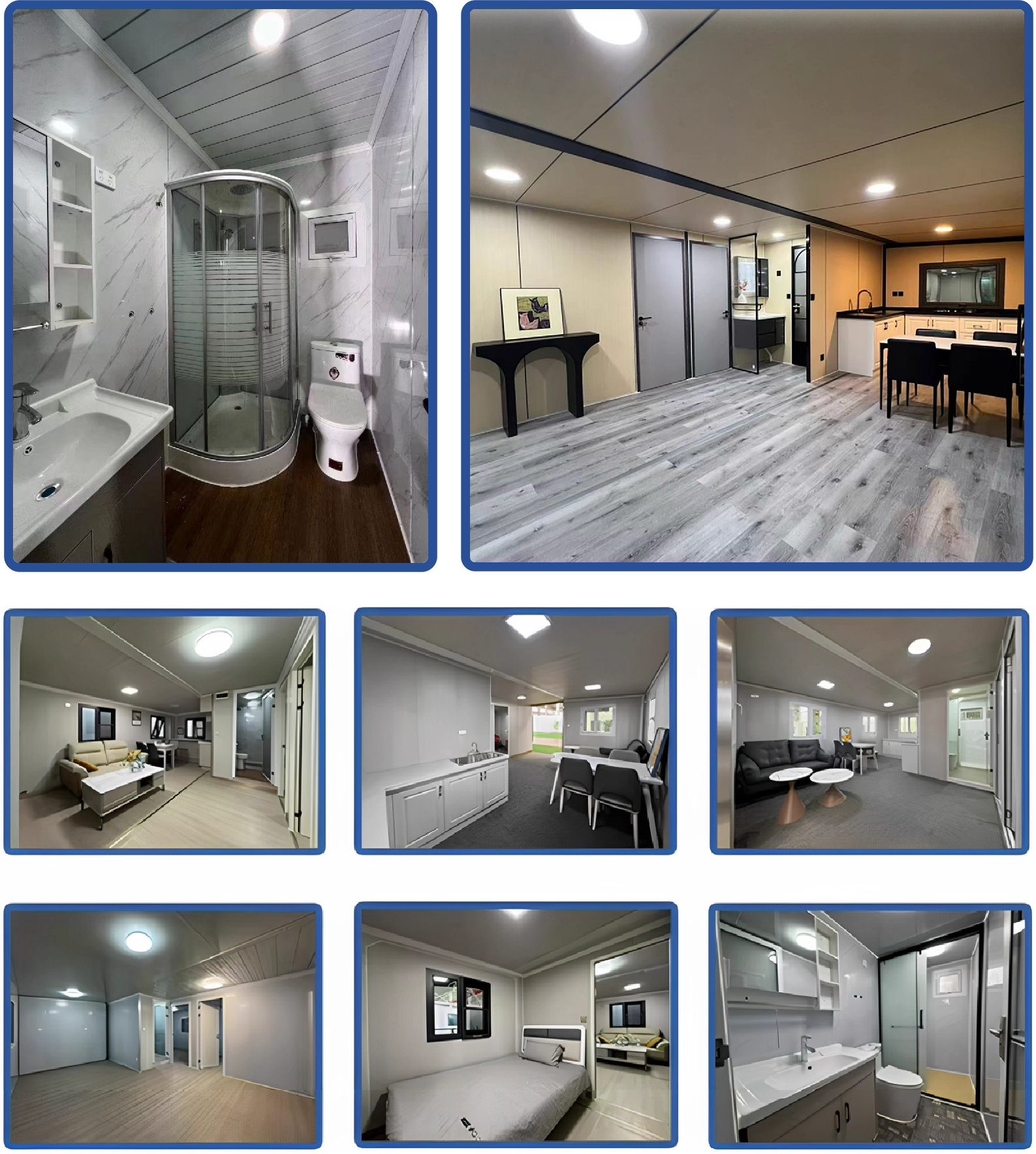 Smart Expandable Modular Steel Container House 20ft Prefabricated House Waterproof for Office Building &amp; Villa Ray-Zen