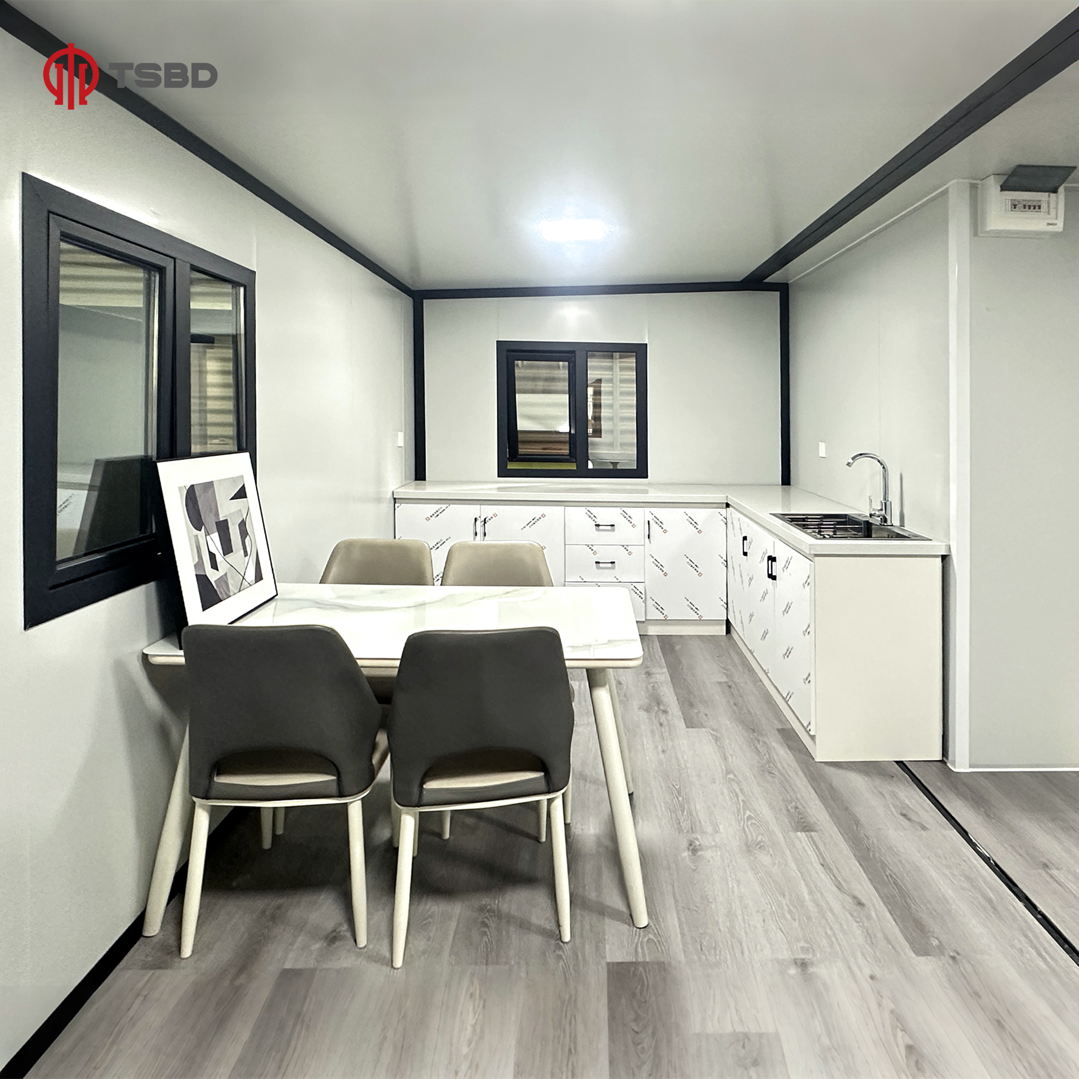 Luxury Modular Home Container House 20FT 30FT 40FT Expandable Folding Container House For Apartment Or Villa